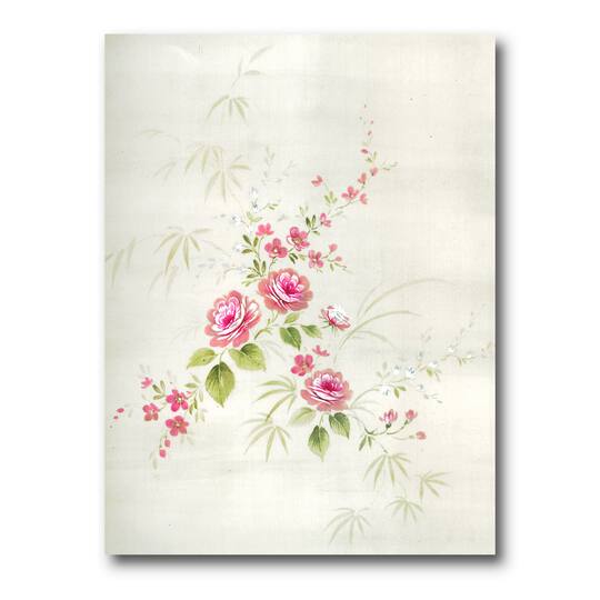 Designart - Retro Drawing of Flowers II